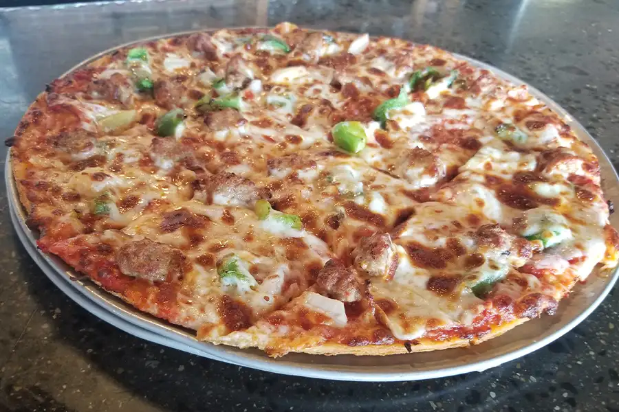Abe's Hideout food pizza - Springfield, IL